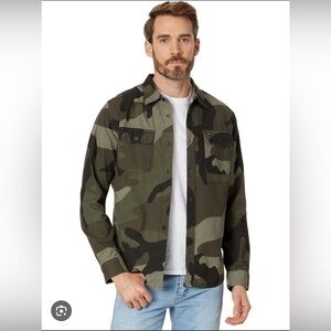 RVCA Panhandle Camo Cotton Button-Up Shirt